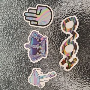Stickers - Pastel Colors Pack - Set of 4 - Bag #2 - NWOT